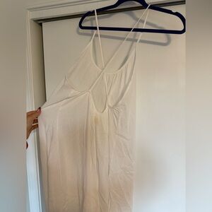 White sheer Swim Cover Up